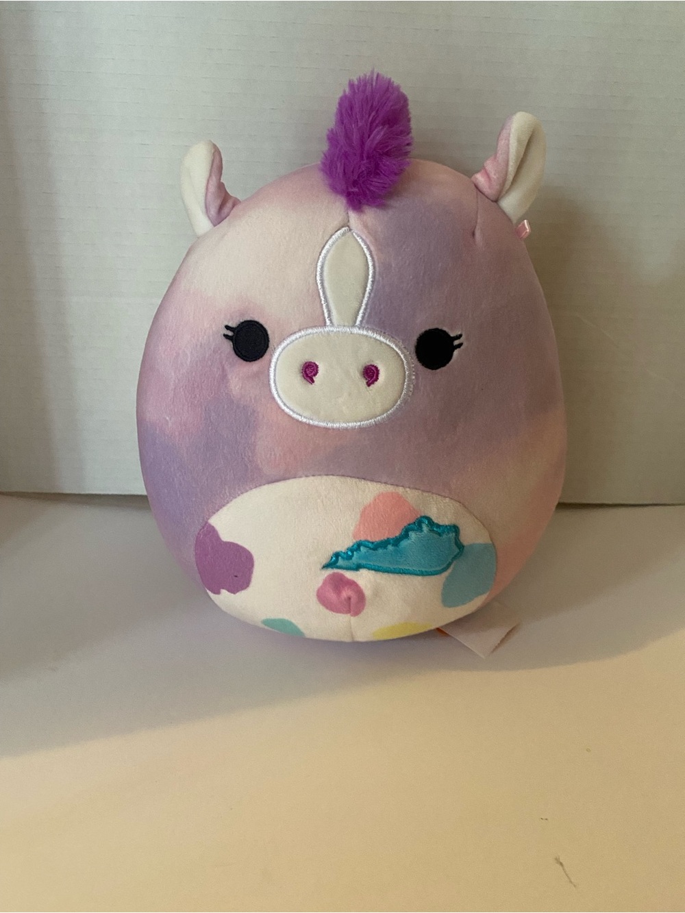 Squishmallows Kentucky Derby Churchill Downs Purple Unicorn Plush